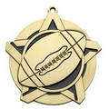 Super Star Medal - Football - 2-1/4" Diameter